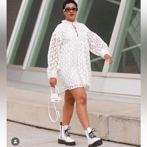 Zara textured mini dress